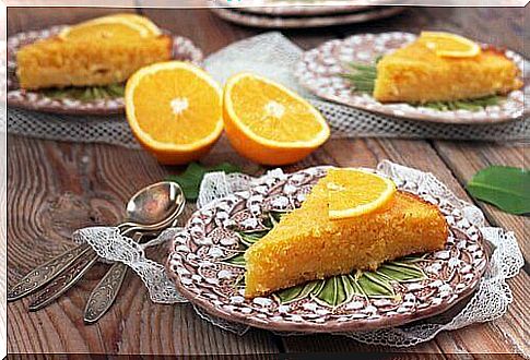 2 recipes with healthy ingredients for orange cake