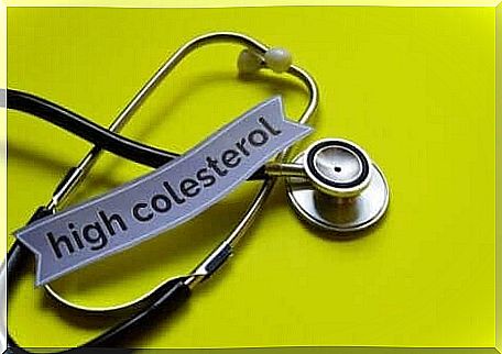 A stethoscope labeled "high cholesterol"