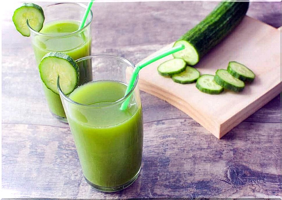 Cucumber juice as a cocktail