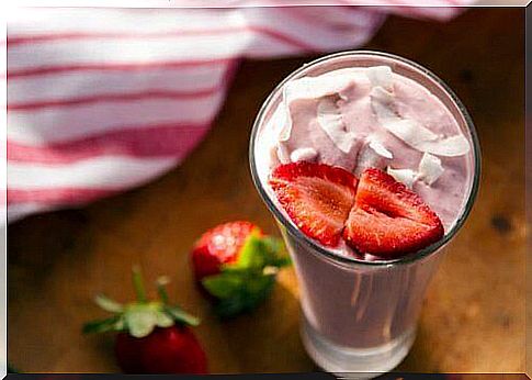 strawberry smoothie