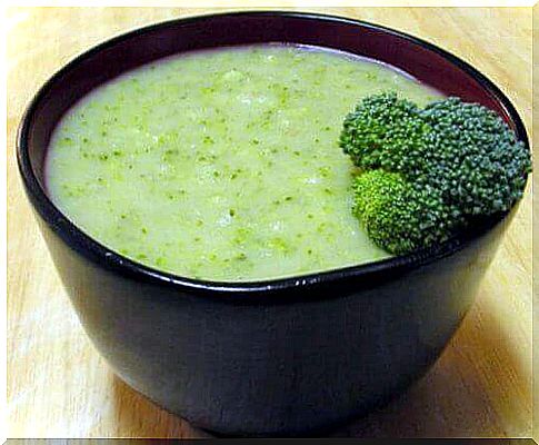 Creamy vegetable soup to fight pain