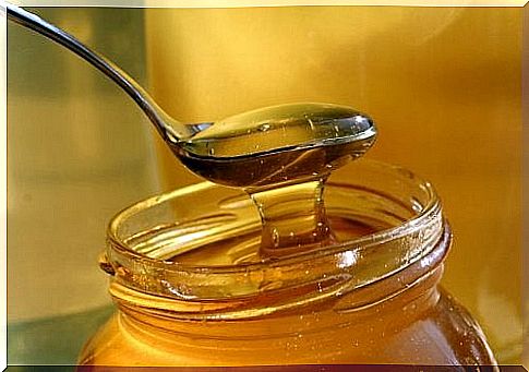 Spoon with honey