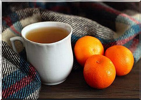 Mandarin peel tea for insomnia