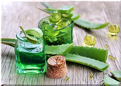 Aloe vera for shiny and silky hair