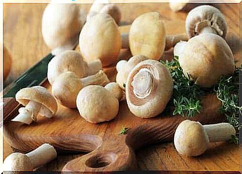 Mushrooms are low in calories