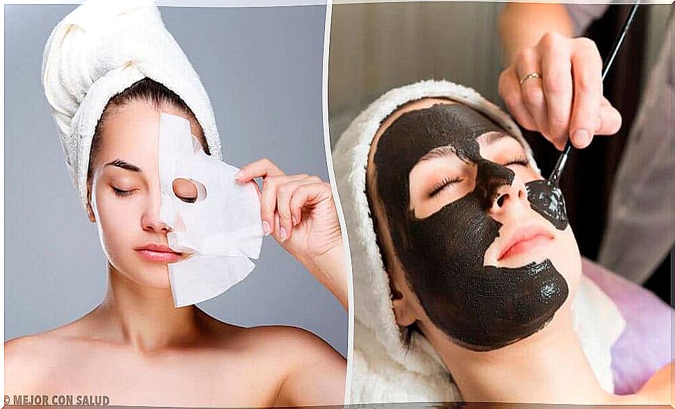 Peel-off face masks with gelatin revive the skin