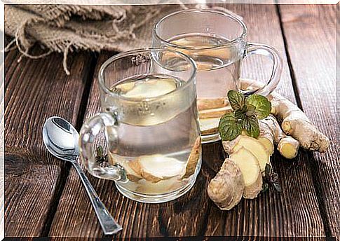 Infusion Made From Ginger And Lemon