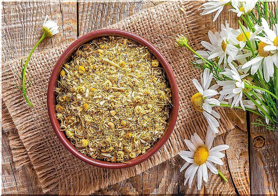 Stimulate hair growth with chamomile